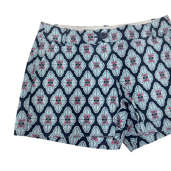 Crown & Ivy Womens Size 4P Floral Patterned Chino Shorts Cotton Blend - Picture 9 of 11